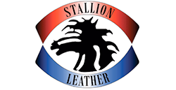 stallion leather logo