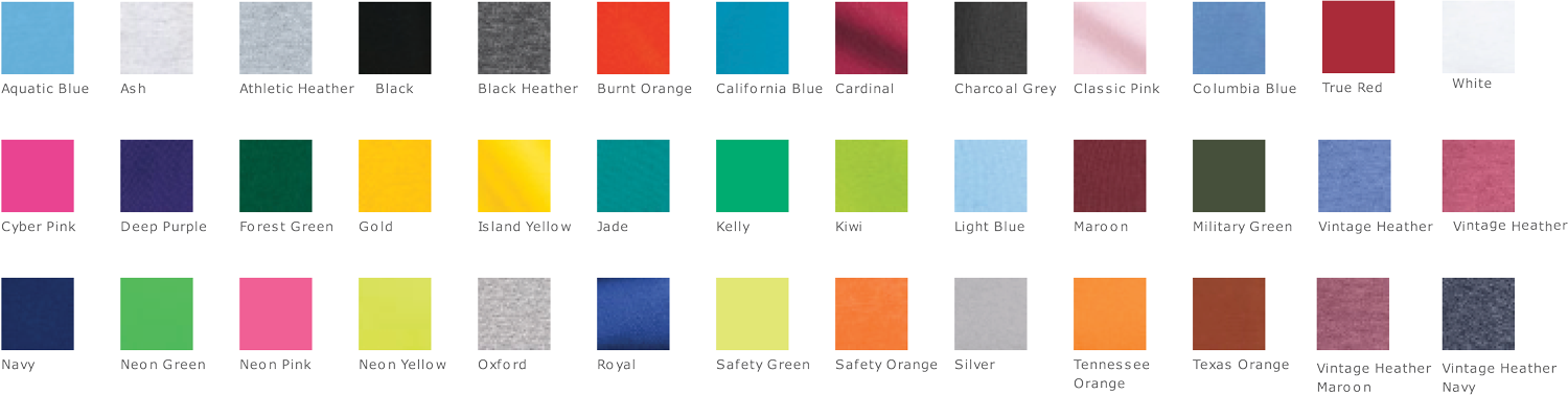 gildan heavy cotton t-shirt colors gildan heavy cotton t-shirt colors