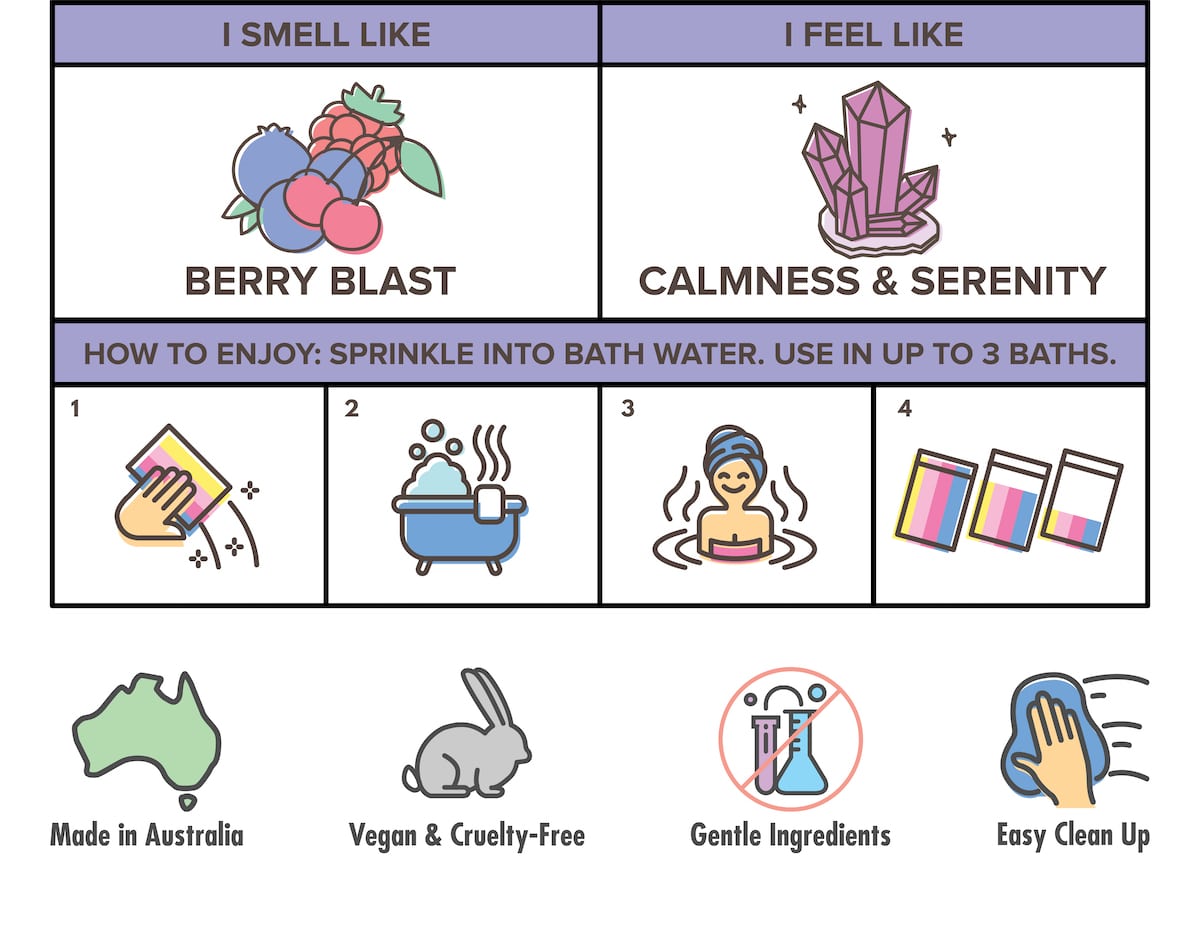 Amethyst Bath Dust by Bath Box Amethyst Bath Dust by Bath Box
