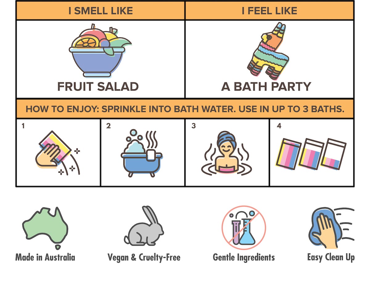 Pinata Bath Dust by Bath Box Pinata Bath Dust by Bath Box