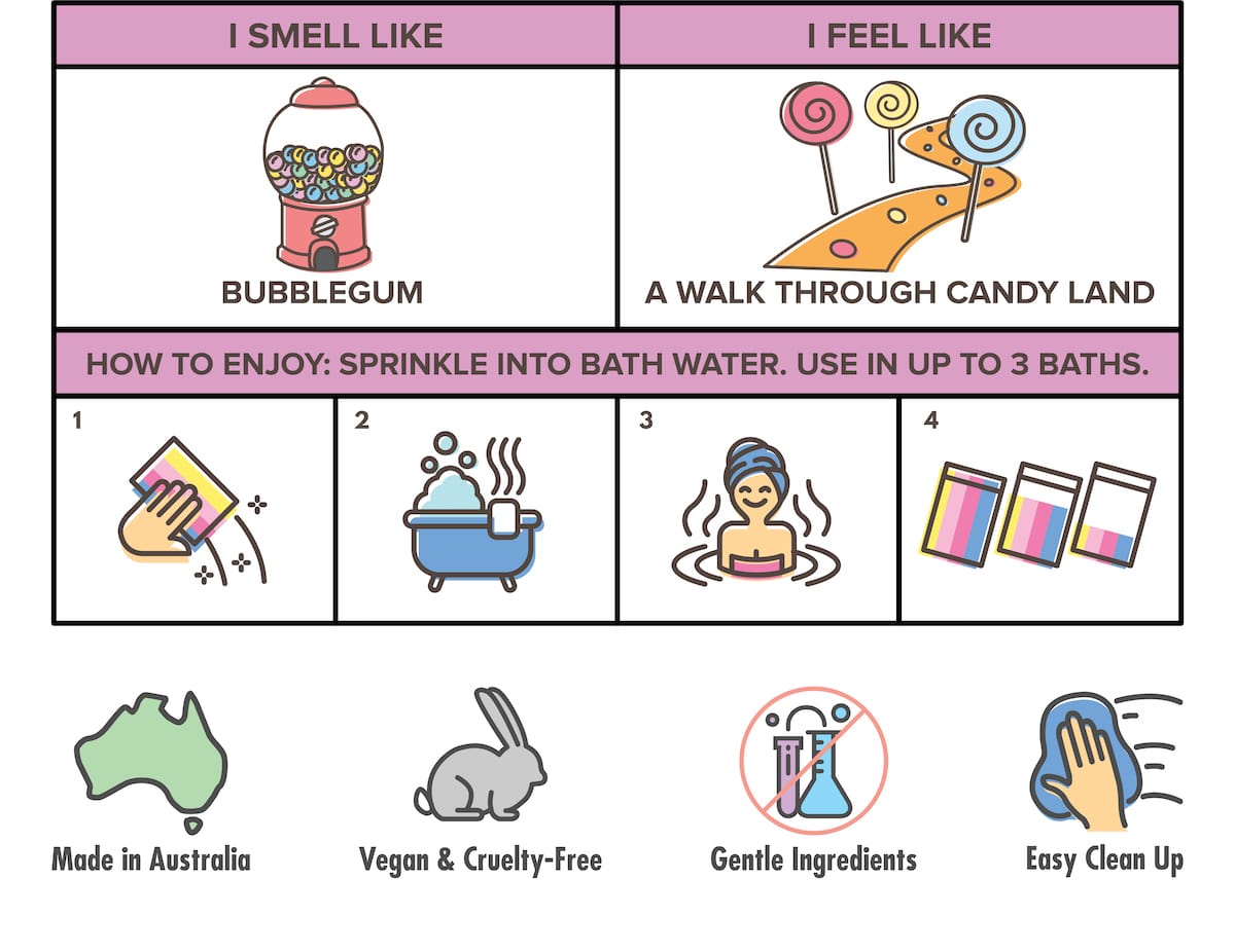 Sweet Tooth Bath Dust by Bath Box Sweet Tooth Bath Dust by Bath Box