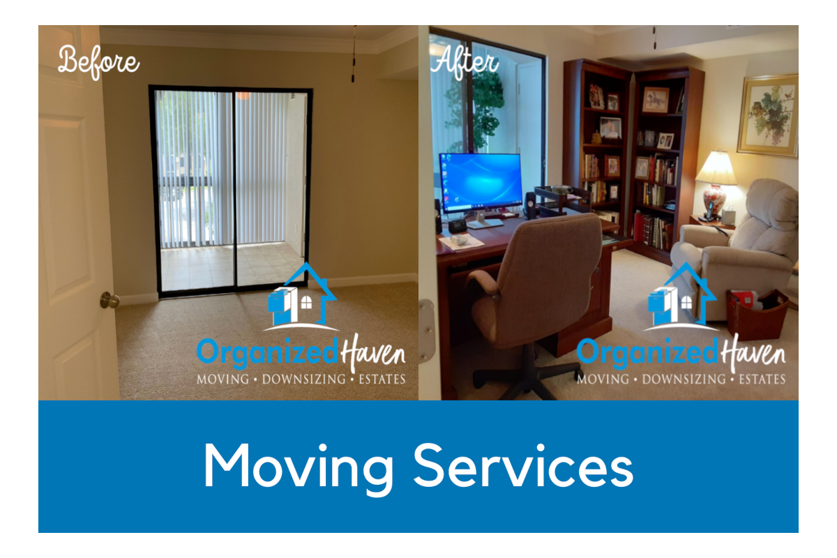 Organized Haven Moving Before and After Pictures of Past Services Lakeland Florida