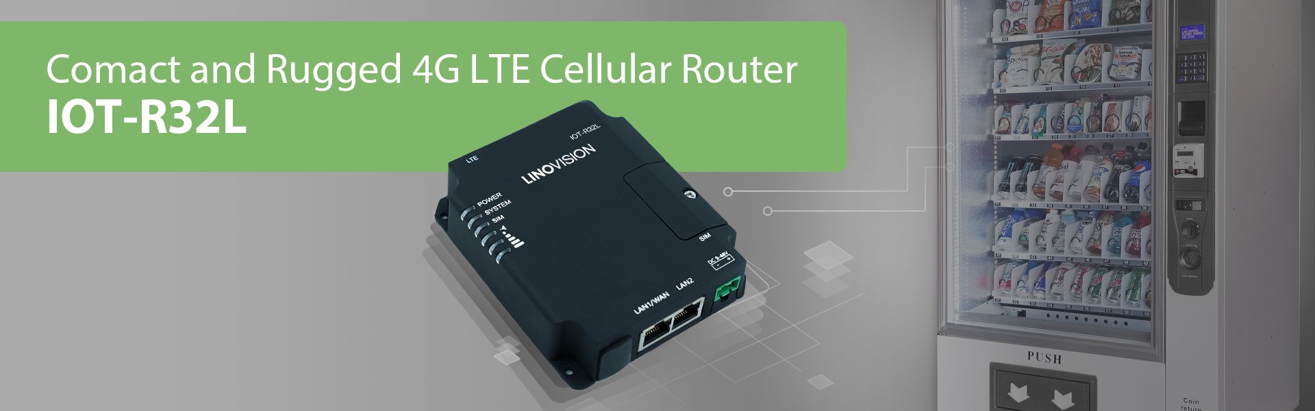 【Upgrade】 LINOVISION Industrial 4G LTE Router for AT&T, T-Mobile and  Verizon, Support WiFi, Dual SIM Cards, RS485, DI/DO, Secure VPN Access,  Cloud