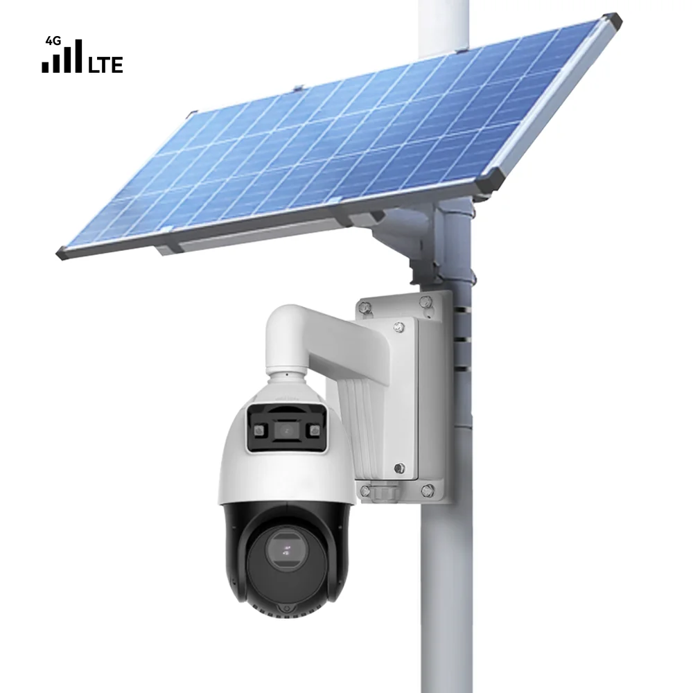 thumbnail image 2 of VIMEL 4K ULTRA HD Dual Solar Security Camera – 128GB, PTZ, WiFi, Live View, Night Vision 2 of 5