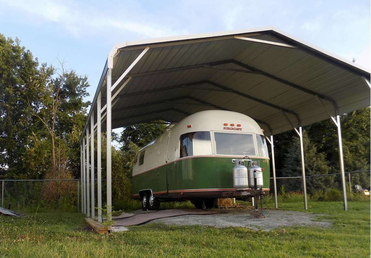 Diy Carport Canopy Learn How To Build A Carport Tent In An Afternoon Bootstrap Farmer