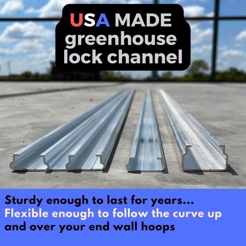 lock channel for hoop houses