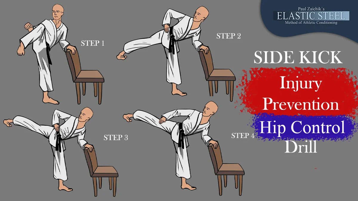 Side Kick Karate Taekwondo Exercise