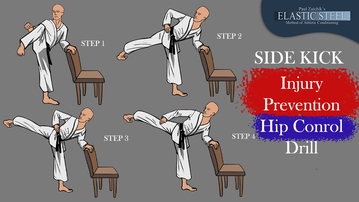Side Kick Karate Taekwondo Exercise