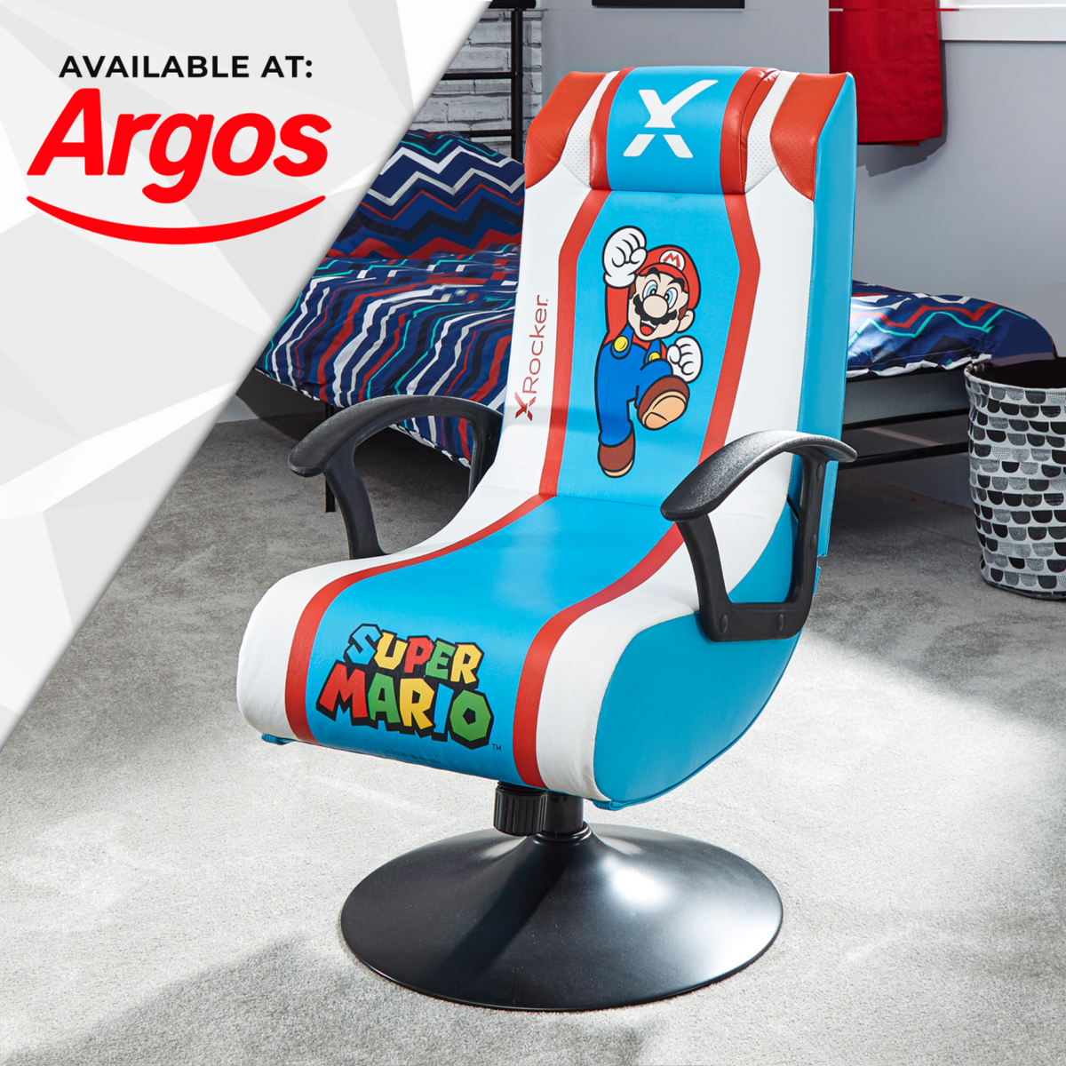 super mario x rocker chair