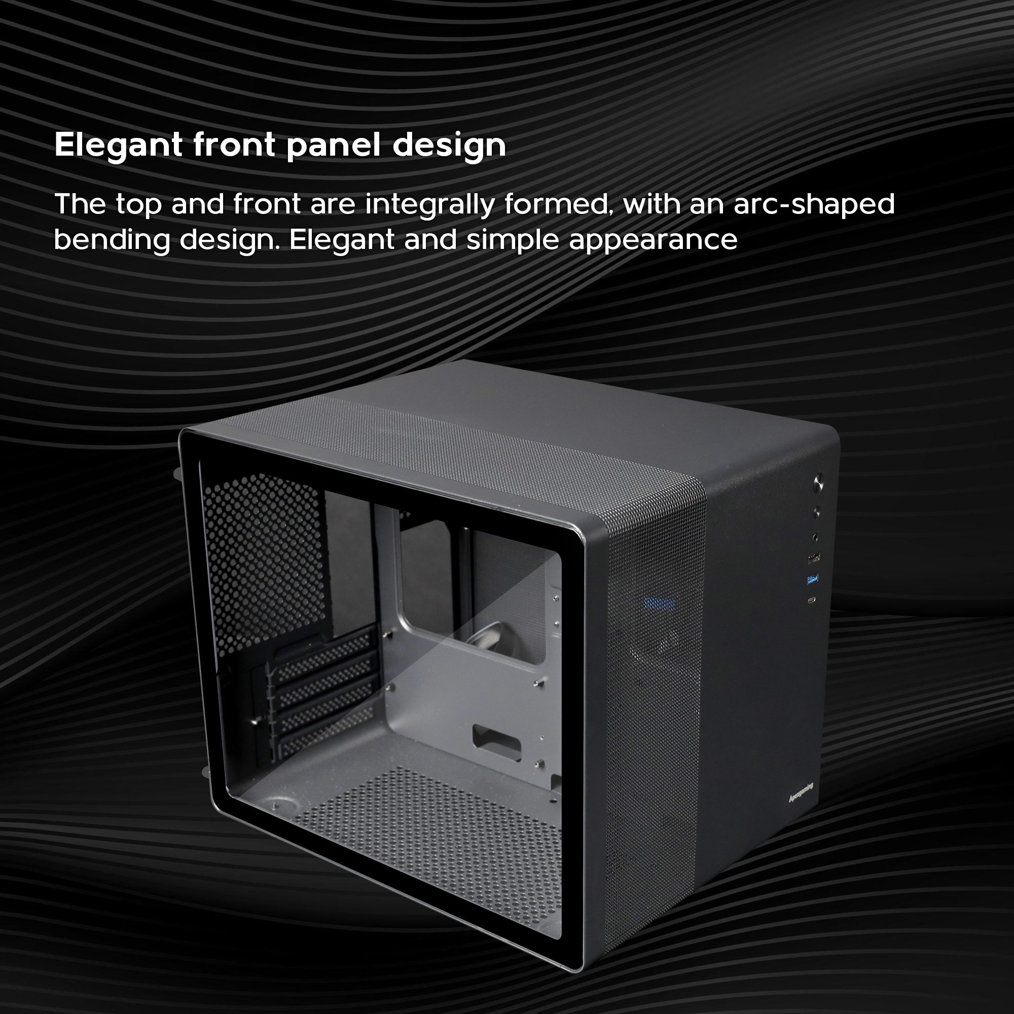 Apexgaming V300 Cube Micro-ATX Gaming Case - Black – Apexgaming Online