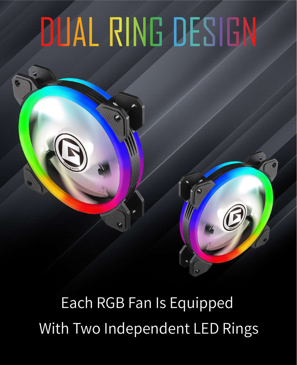 GELID Solutions - Introducing the Stella Infinity, an unbeatable 120mm Dual  Ring ARGB fan with a vibrant design, sturdy build, and low noise operation,  making it the perfect addition to your gaming