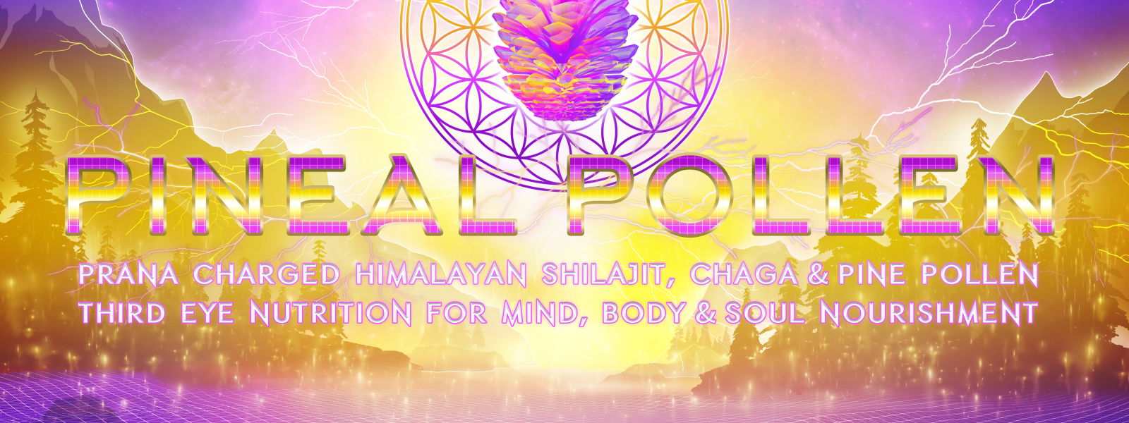 pineal pollen prana charged himalayan shilajit, chaga & pine pollen pineal pollen prana charged himalayan shilajit, chaga & pine pollen