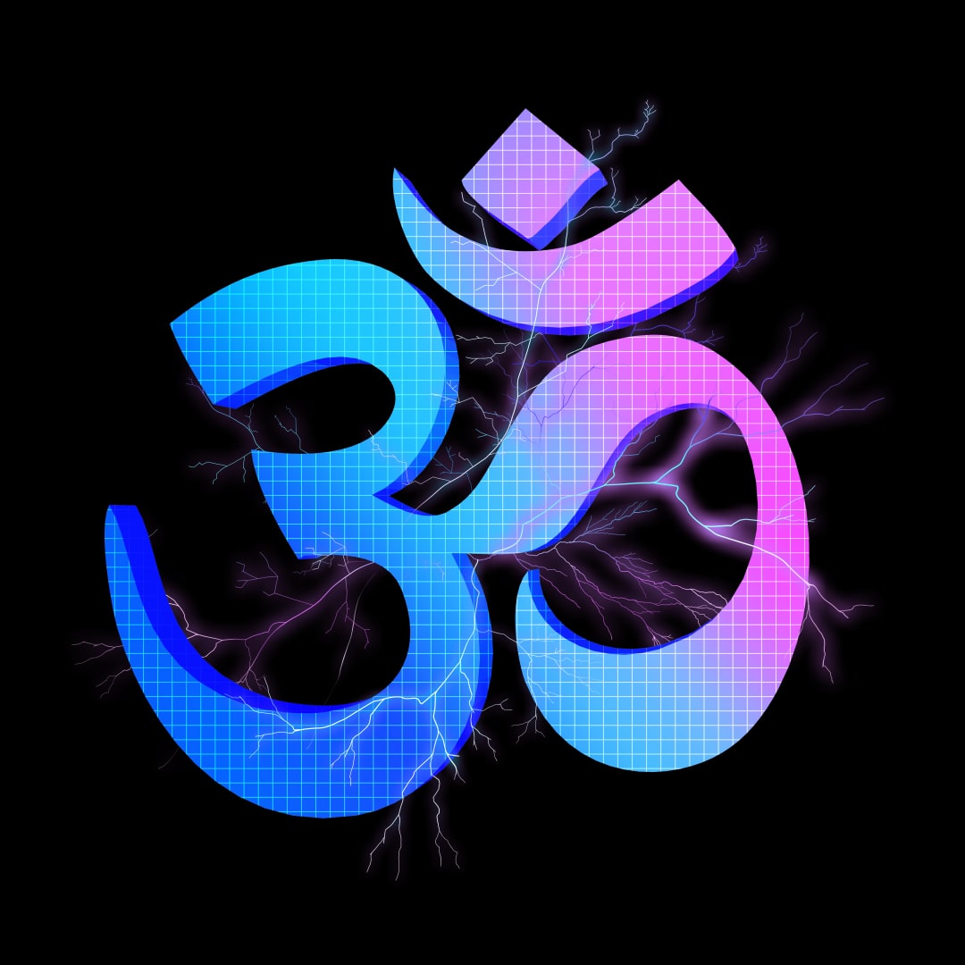 om symbol electric primal alchemy