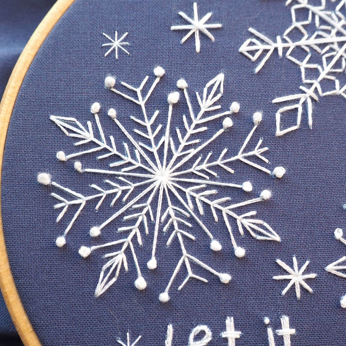 Embroidered Snowflake