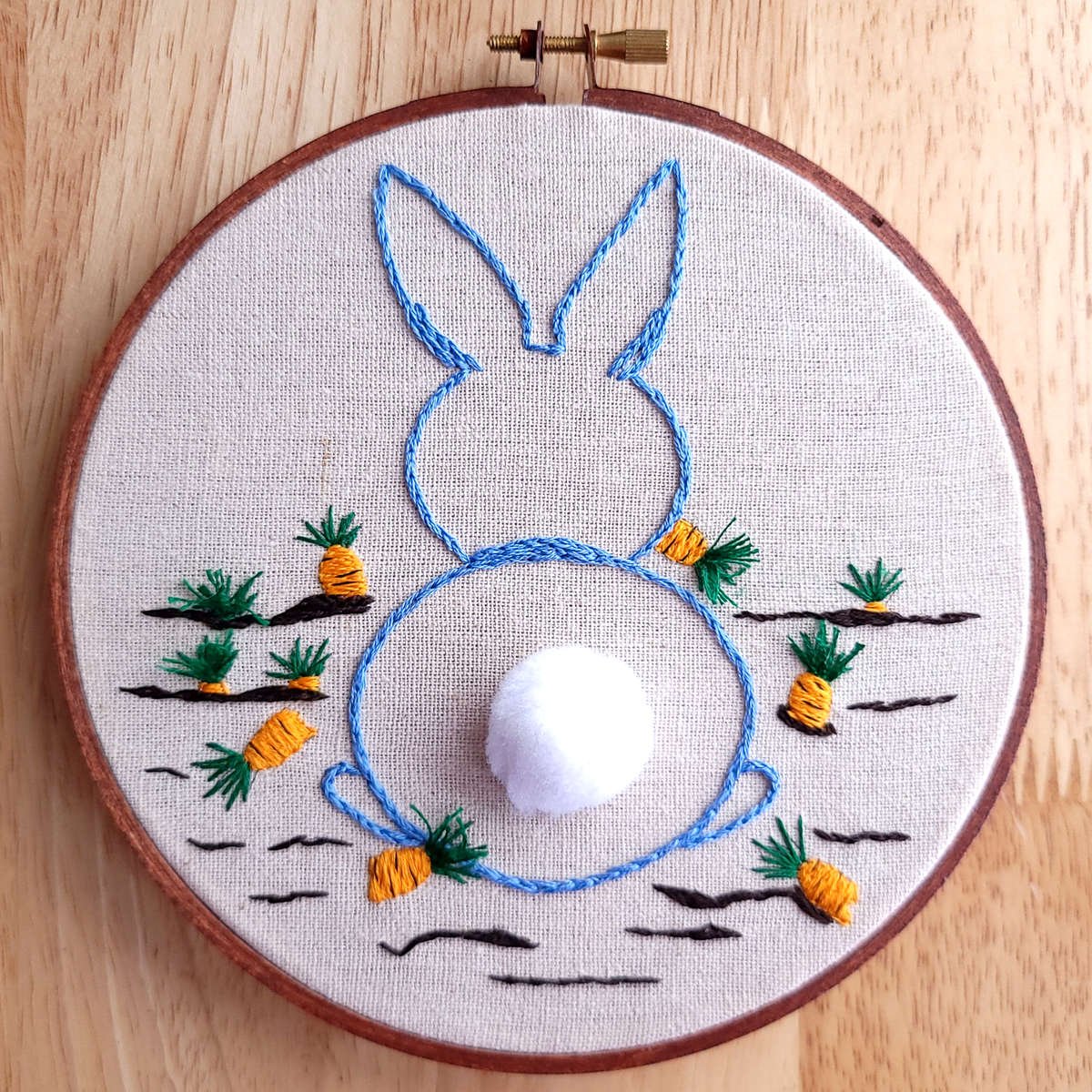 Displaying Hand Embroidery in the Hoop