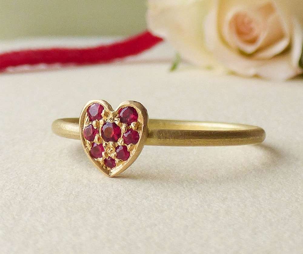 18kt Fairtrade Cherish Ruby Ring - Shakti Ellenwood