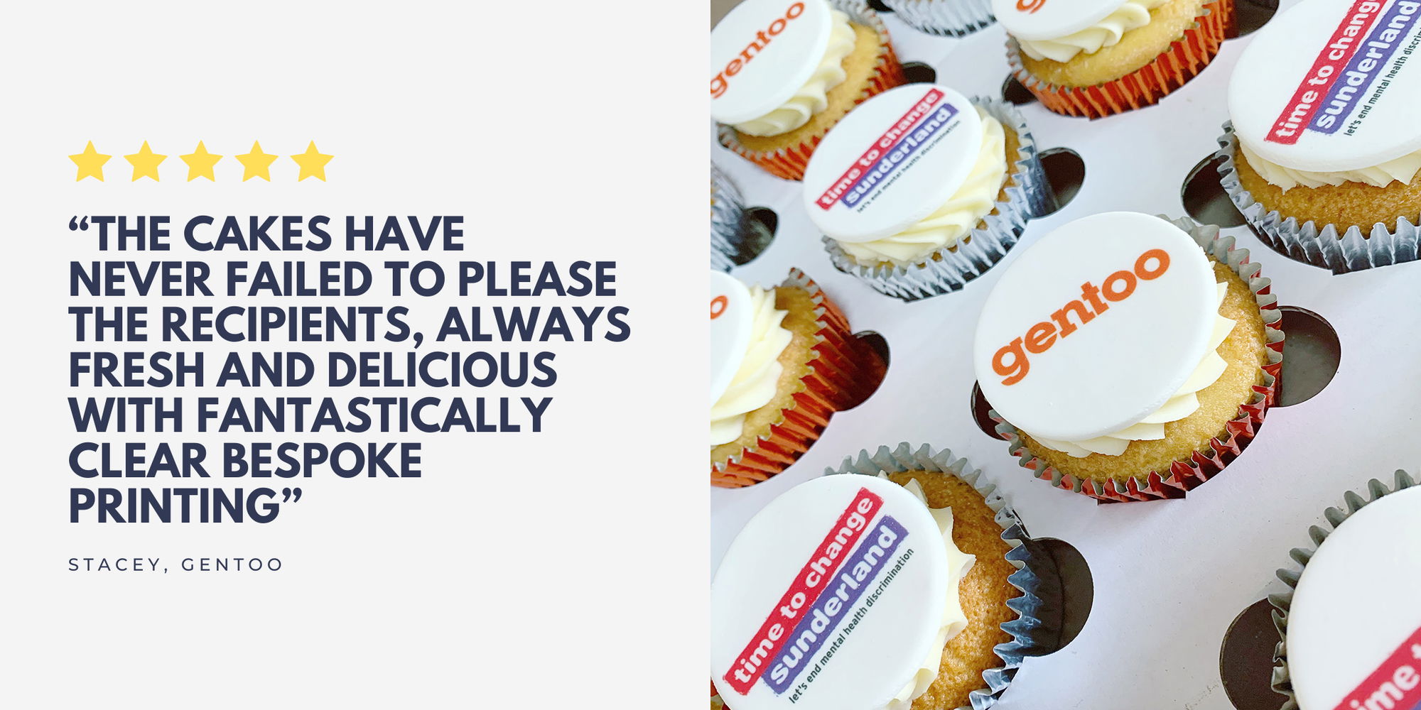 logo branded cupcakes uk delivery