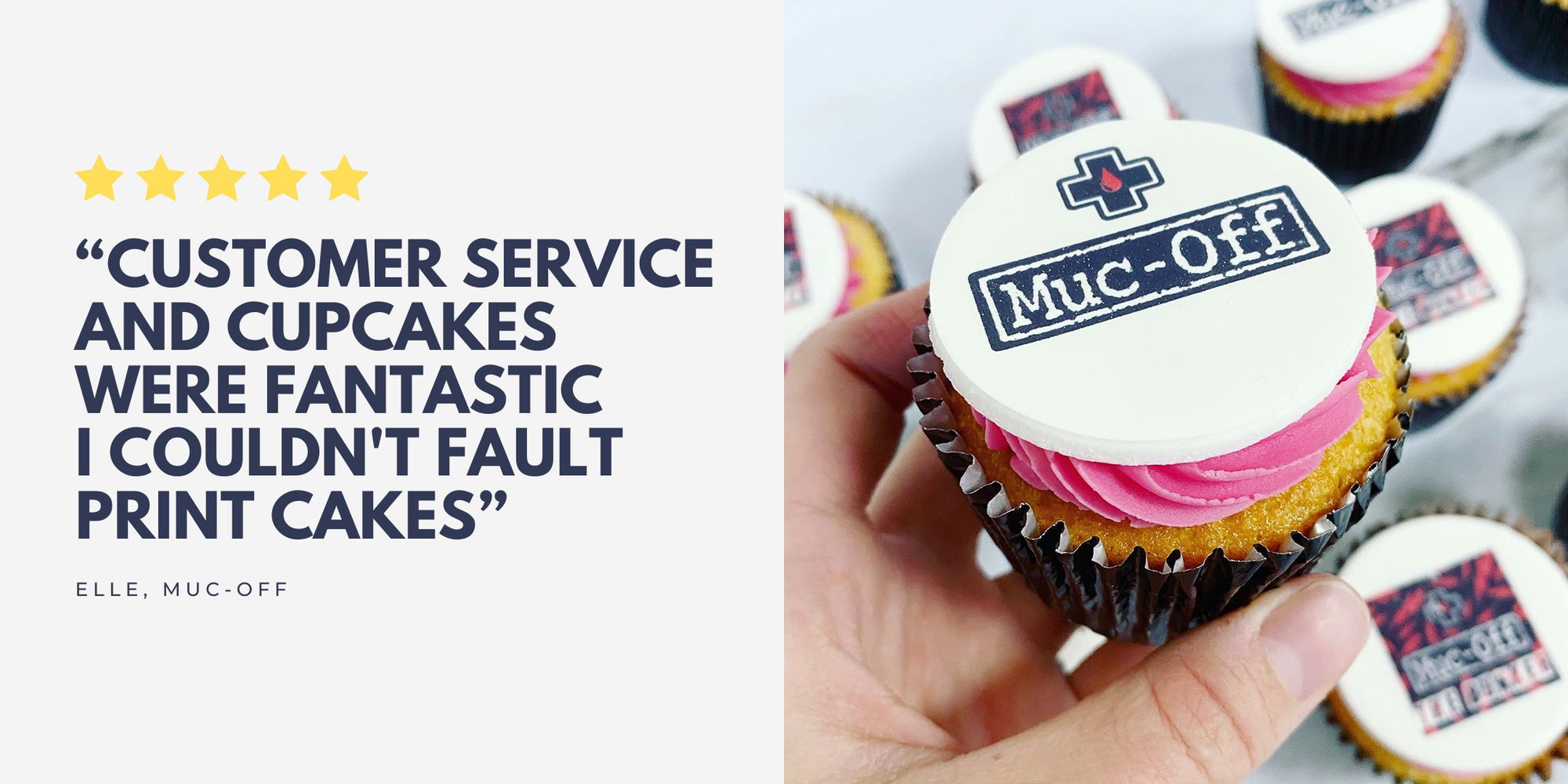 logo branded cupcakes uk delivery