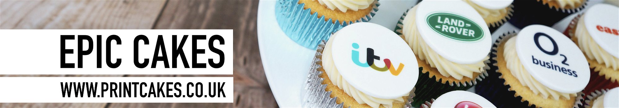 Logo cupcakes with UK delivery