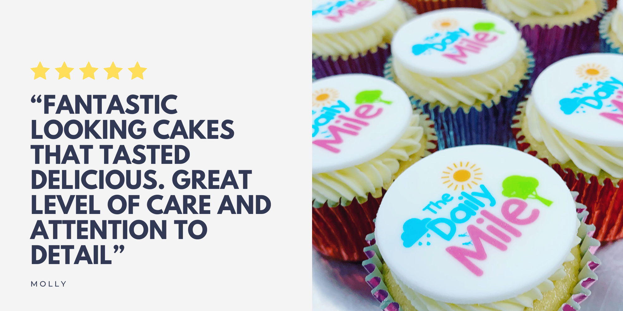 logo branded cupcakes uk delivery