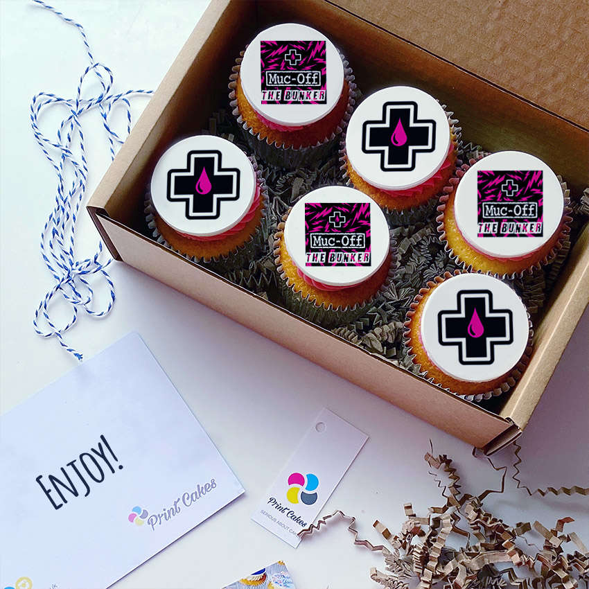 logo cupcake gift box