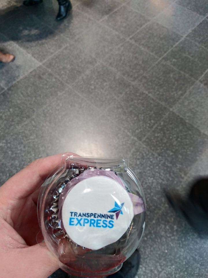 Corporate cupcake for Transpennine Express