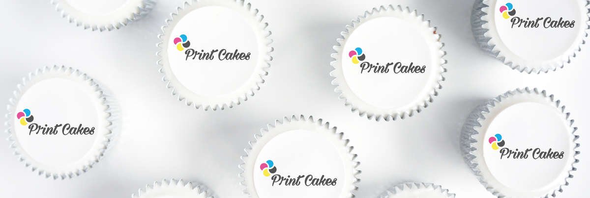 logo cupcakes from print cakes