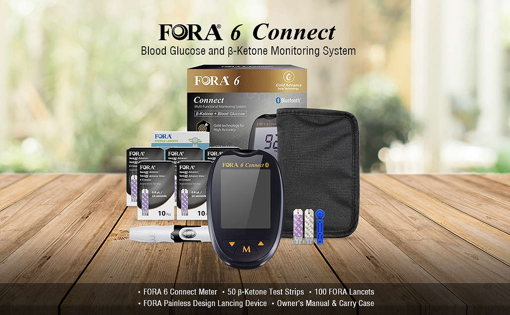 FORA6Connect Blood Ketone Pro Testing Kit