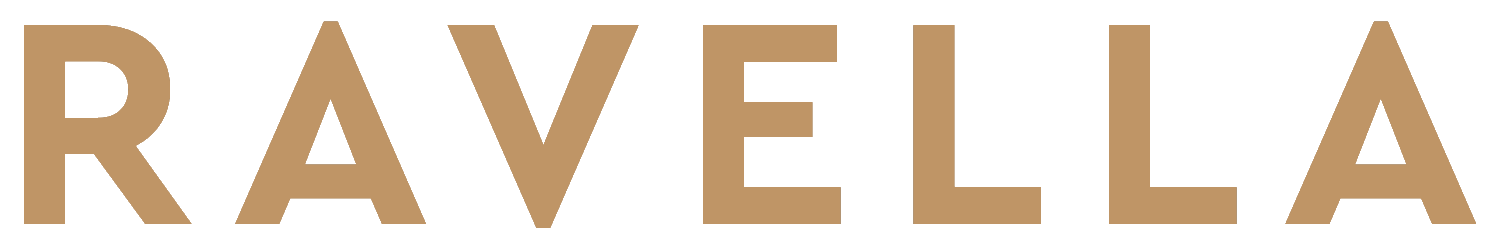 Ravella official logo in gold