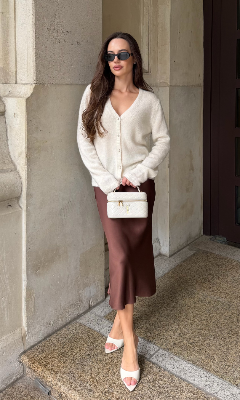 Jolie Wrap Cardigan - Natural White