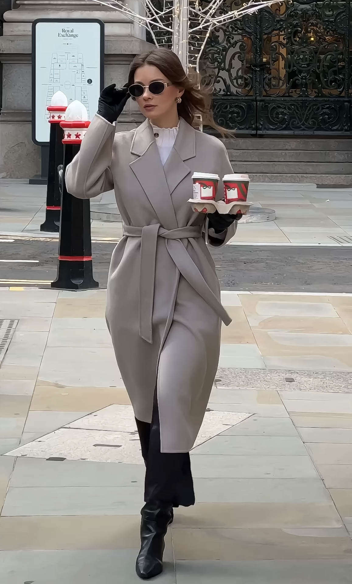 Marcella Cashmere Coat - Truffle