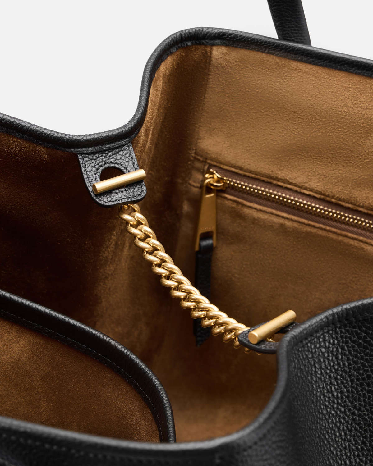 Madame Tote Bag in Leather - Black