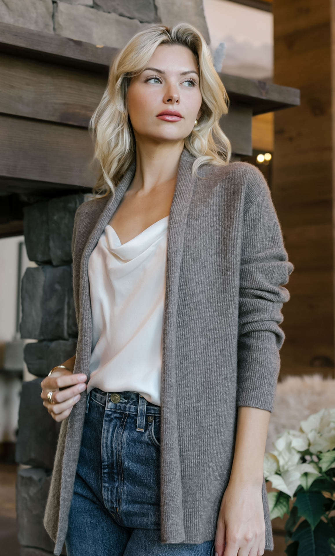 Jolie Cardigan - Hazelnut