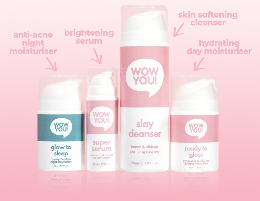 Composition WOW FACTORY Glow up & boost your skin pell-off