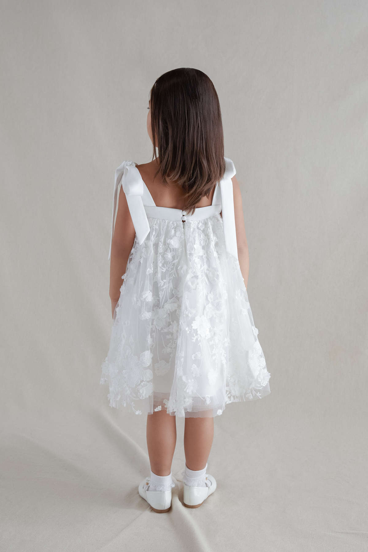 Buy TINY GIRL Printed Dresses Peach online