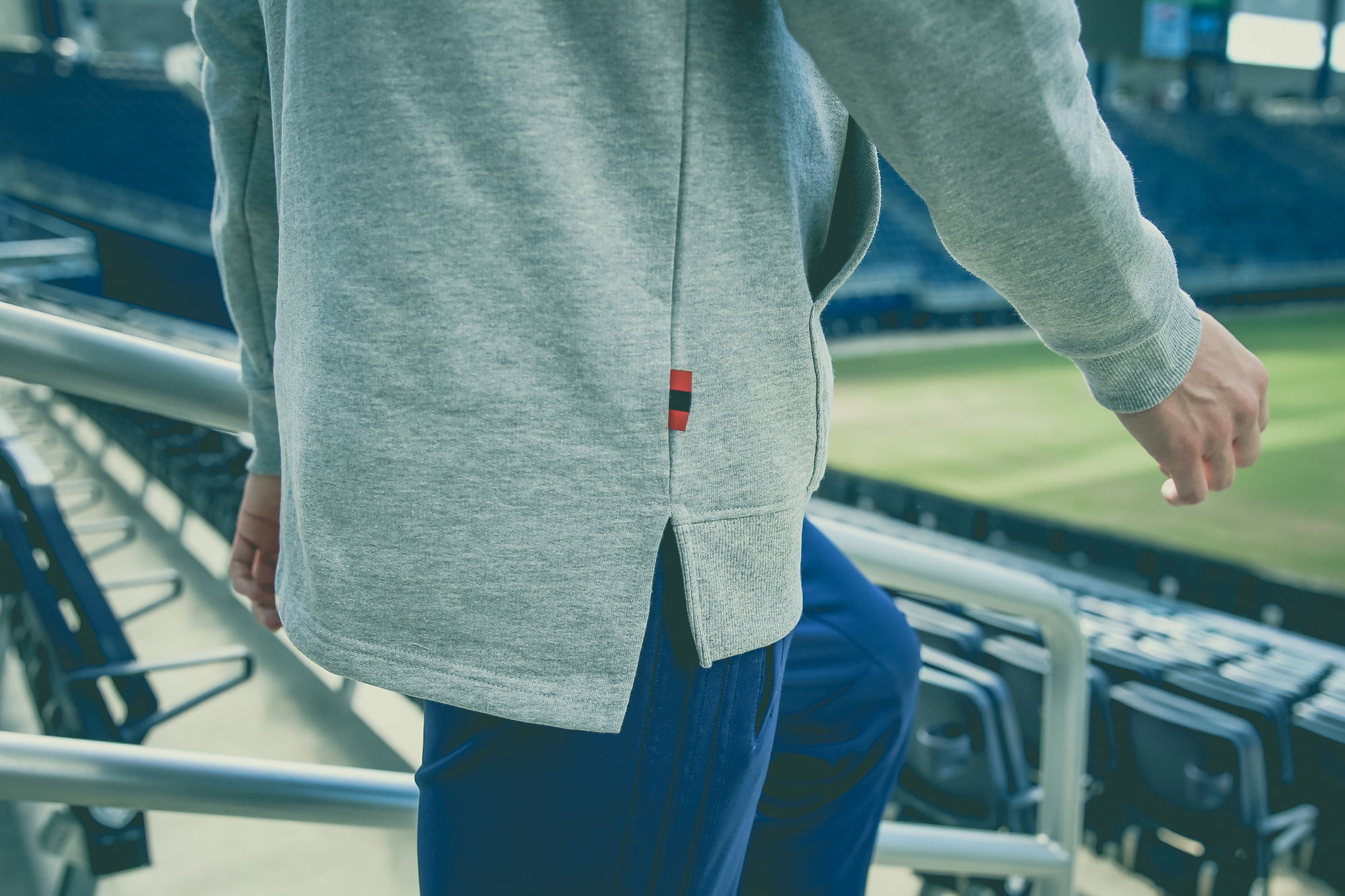 Drop hem on the box logo hoodie for SKCxLBF Drop hem on the box logo hoodie for SKCxLBF