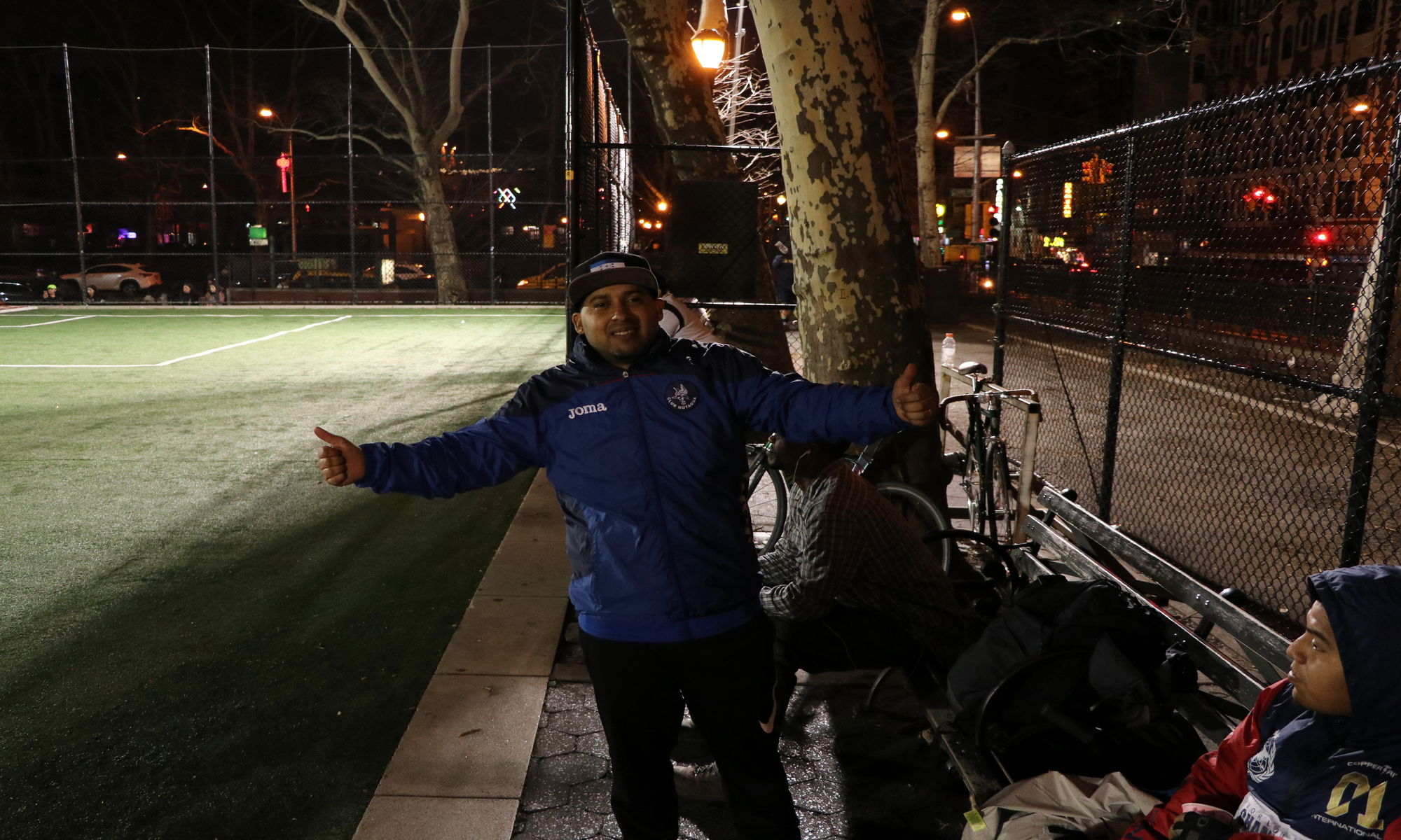 The always welcoming crowd at Lion's Gate pitch in NYC