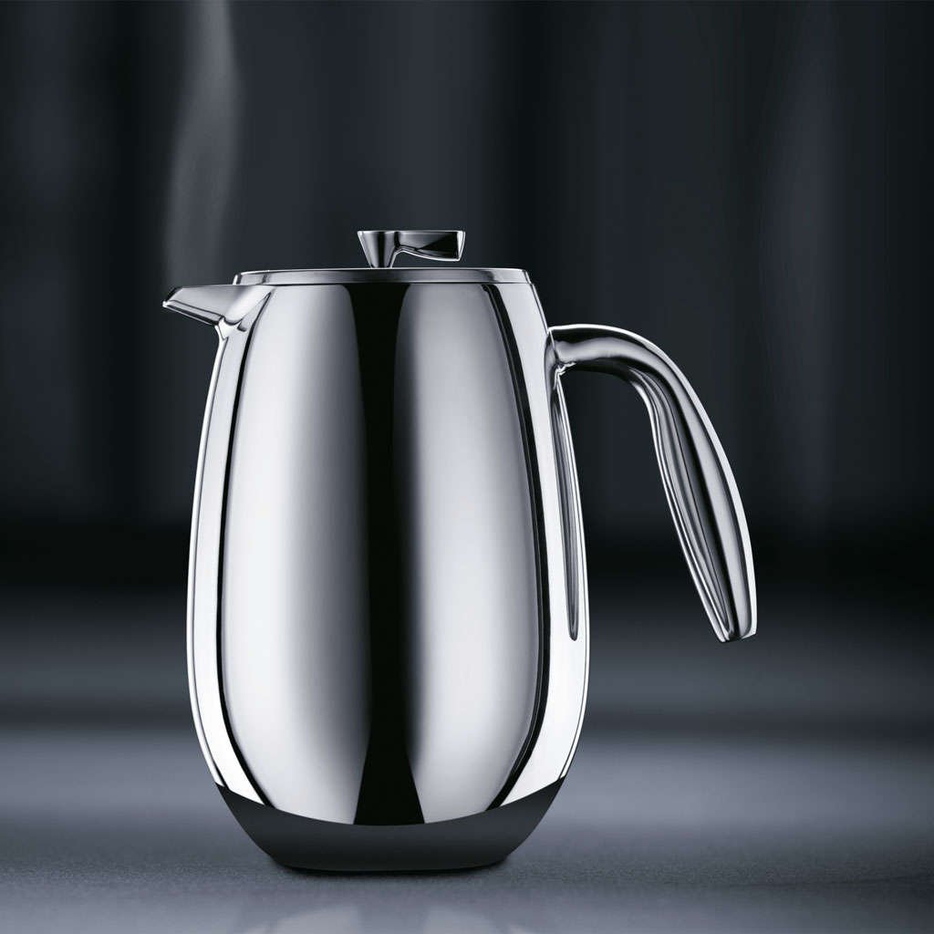 Bodum Columbia French Press Coffee Maker, Stainless Steel