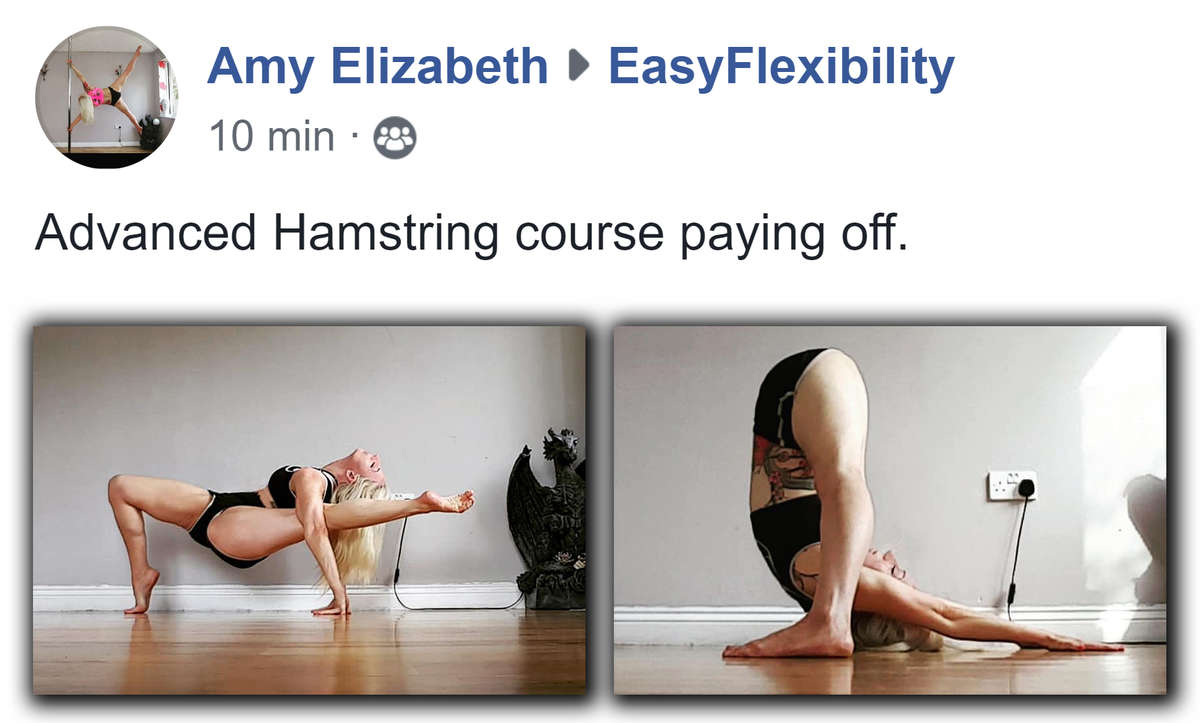 Gymnastics High Level Hamstrings Flexibility Program – EasyFlexibility