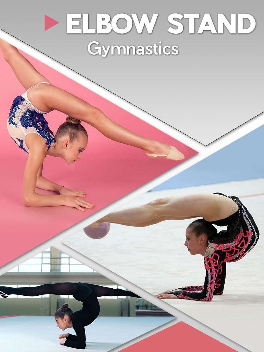 Side view of young woman doing gymnastics the half bridge pose in fitness  studio or home practices yoga warming up exercises for spine, backbend,  strengthening back and shoulders muscles - Stock Image -
