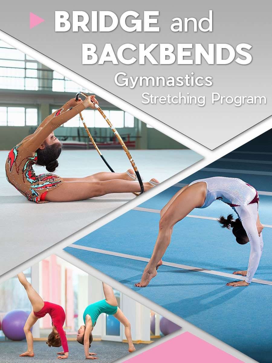 Gymnastic poses flat icons pack Royalty Free Vector Image