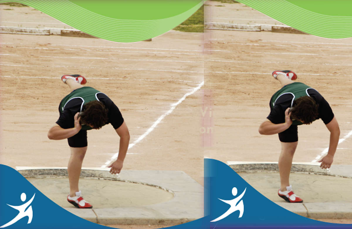 How To Hold Shot Put For The Glide Technique