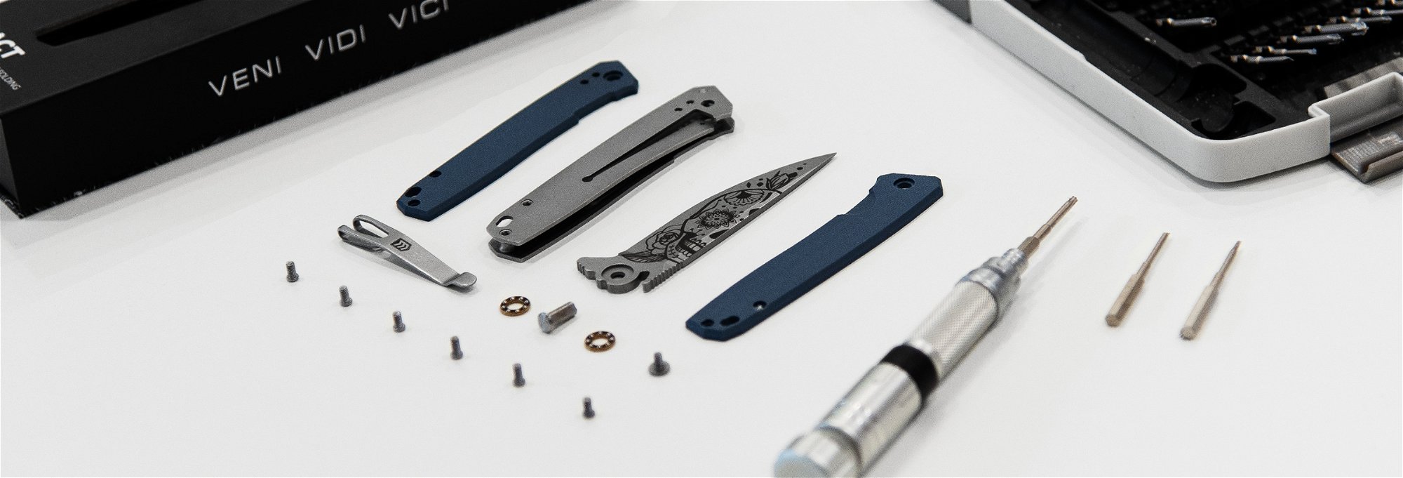 3v gear react folding knife custom designs
