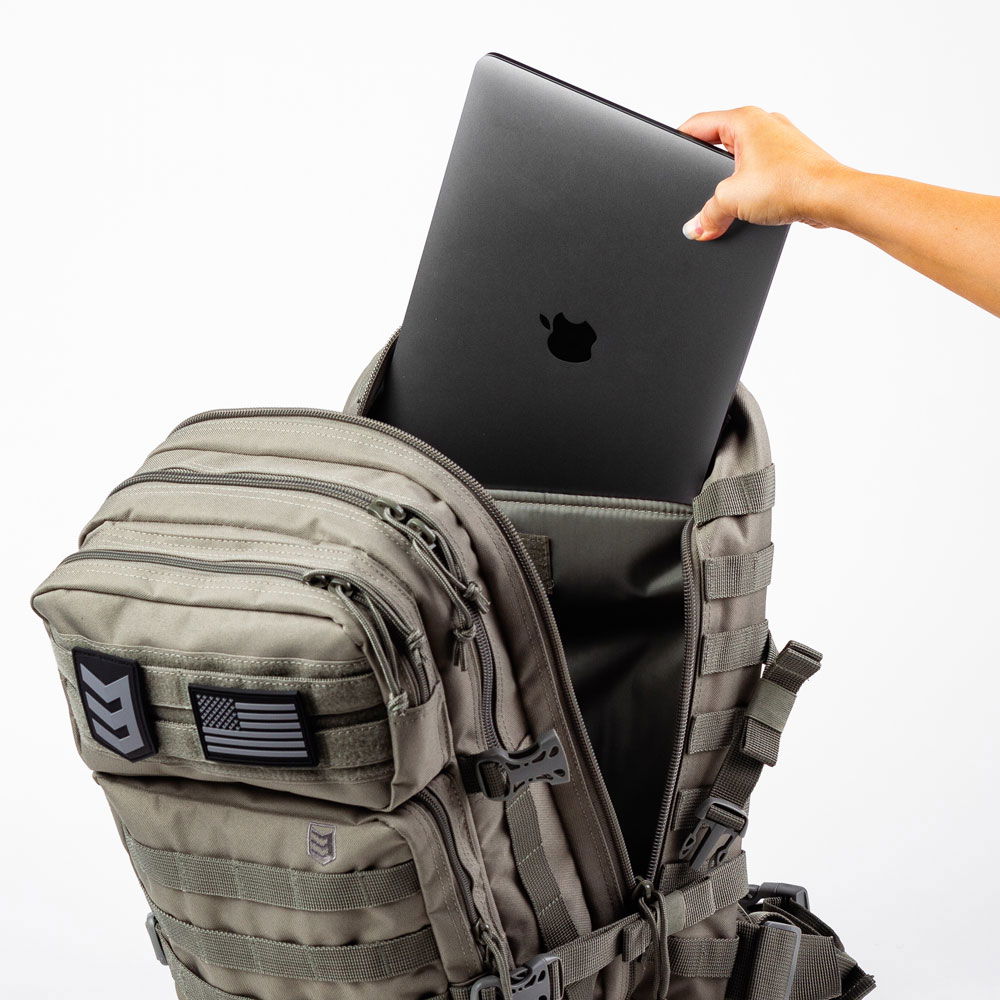 tactical backpack with laptop sleeve