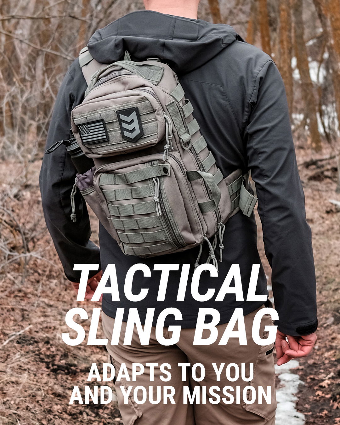 edc tactical sling bag