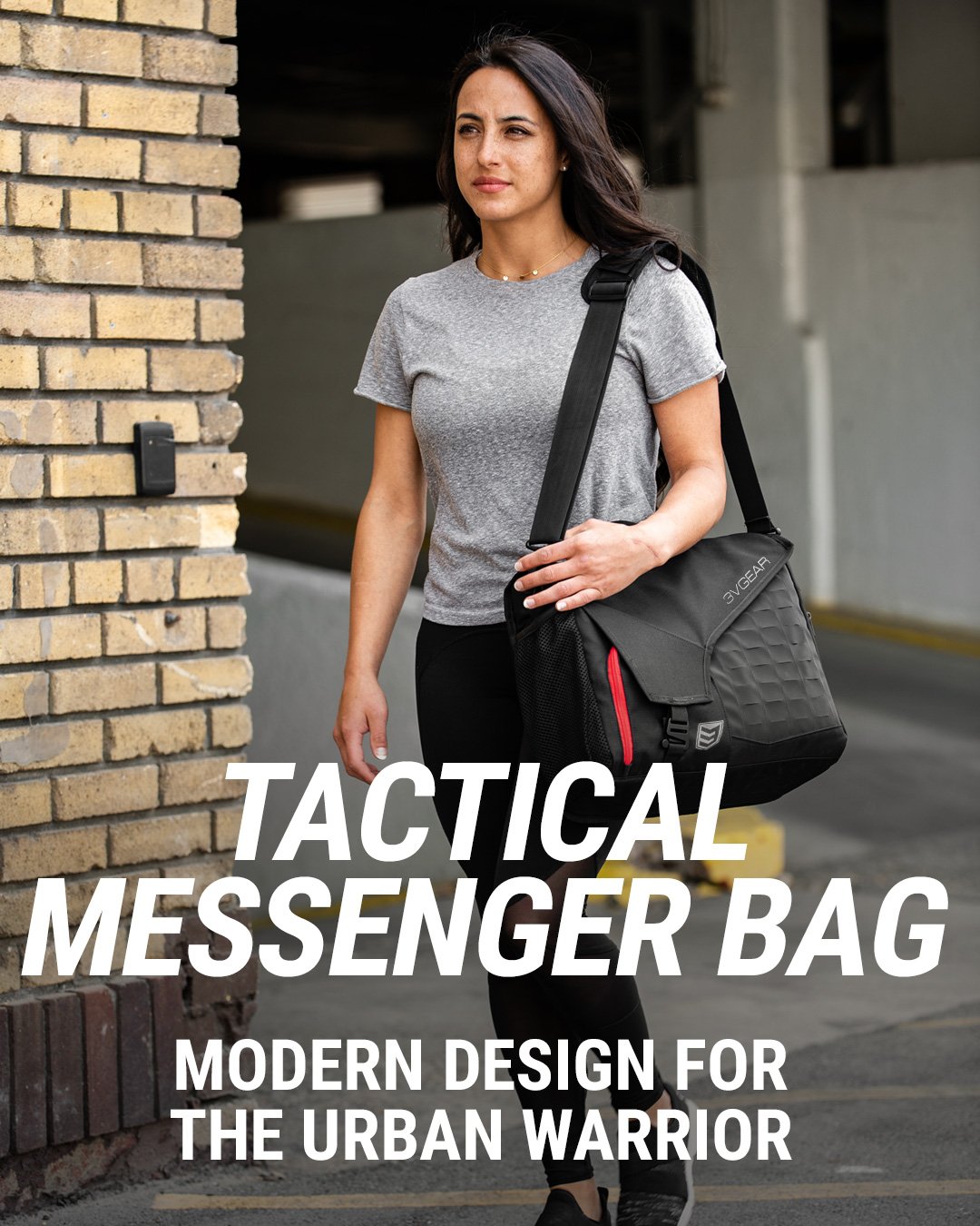 Cipher Redline Messenger Bag – 3V Gear