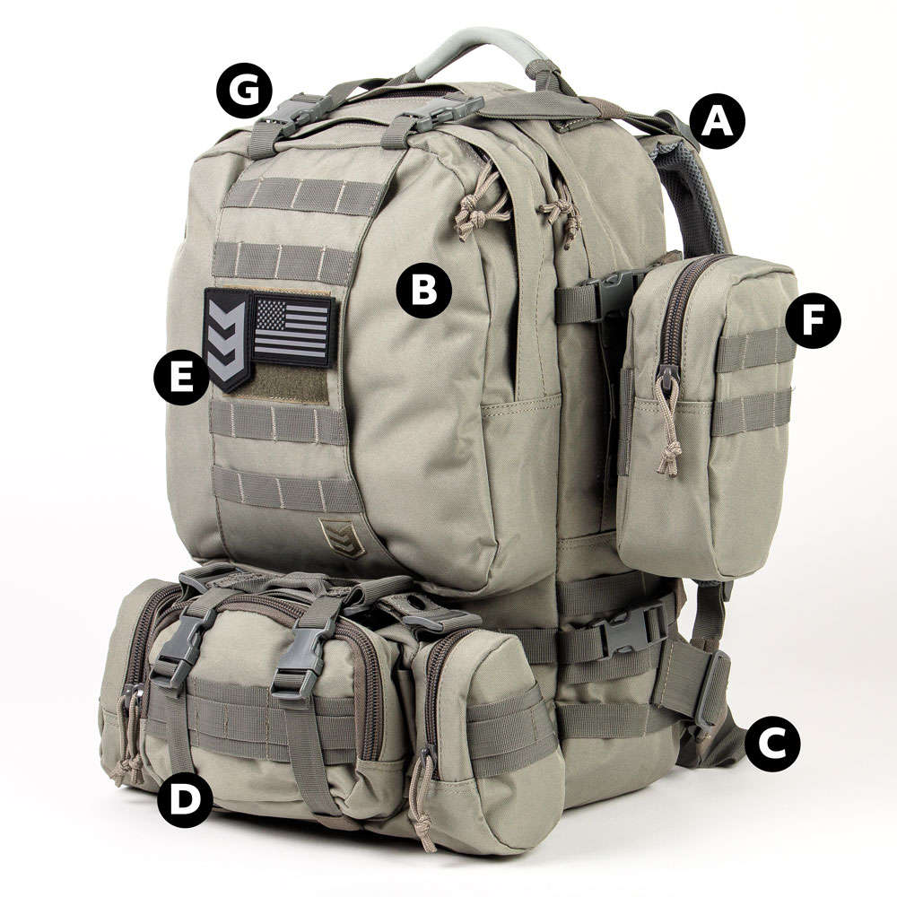 Paratus 3 day store operator's tactical backpack