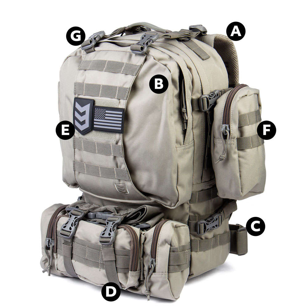 paratus 3 day operator's tactical backpack