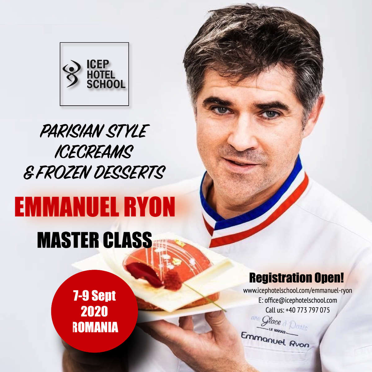 MasterClass Emmanuel Ryon - Icecream & Frozen Desserts