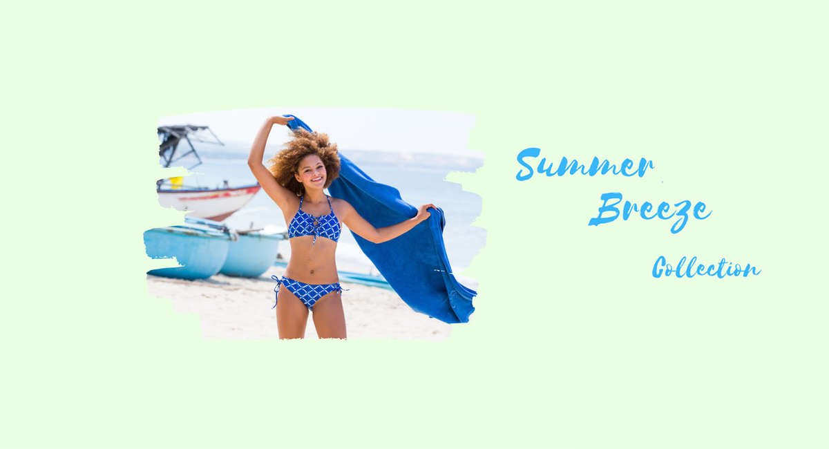 A beautiful new Spring Summer Swimwear Collection with a tropical flair